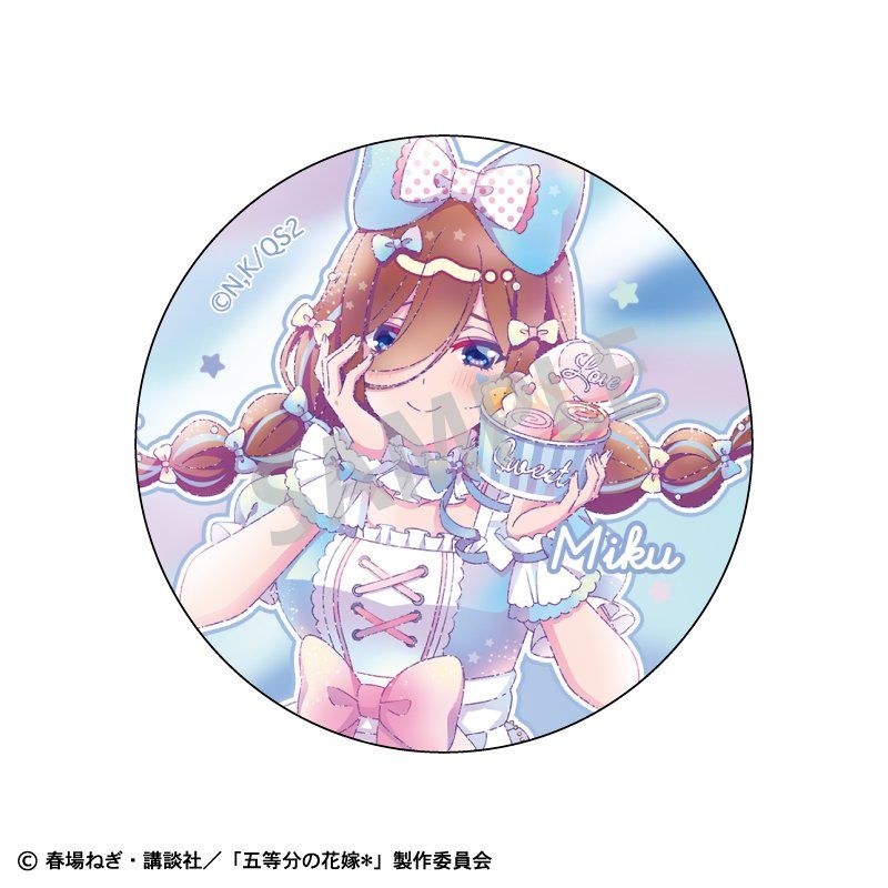 五等分の花嫁* トレーディングメタリック缶バッジ アイス屋さん