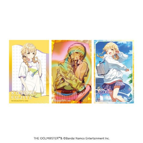 学園アイドルマスター ハードブロマイド(3枚セット) 藤田ことね