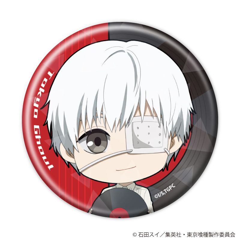 ホログラム缶バッジ(57mm)「東京喰種」04/コンプリートBOX(全6種)(ミニキャライラスト)