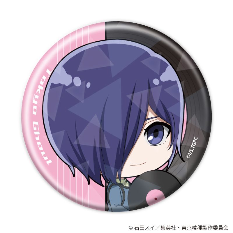 ホログラム缶バッジ(57mm)「東京喰種」04/コンプリートBOX(全6種)(ミニキャライラスト)