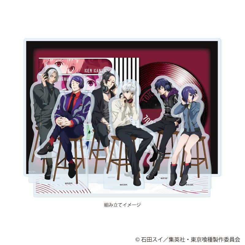 アクリルジオラマ「東京喰種」02/集合デザイン(描き下ろしイラスト)