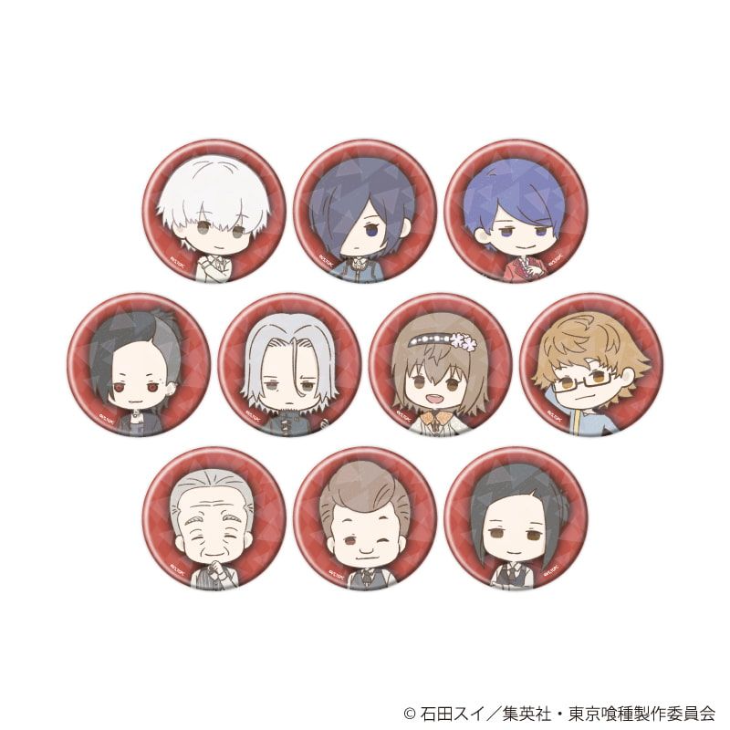 ホログラム缶バッジ(57mm)「東京喰種」05/ブラインド(10種)(レトロアートイラスト)