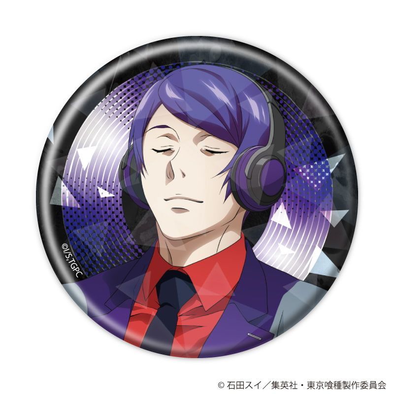 ホログラム缶バッジ(57mm)「東京喰種」03/ブラインド(6種)(描き下ろしイラスト)