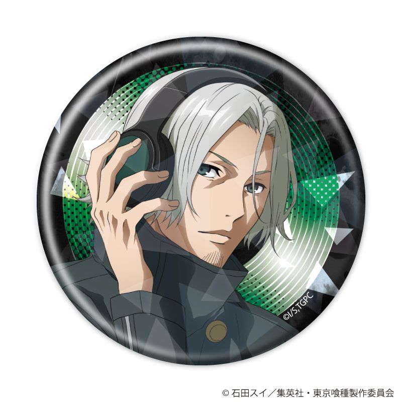 ホログラム缶バッジ(57mm)「東京喰種」03/ブラインド(6種)(描き下ろしイラスト)