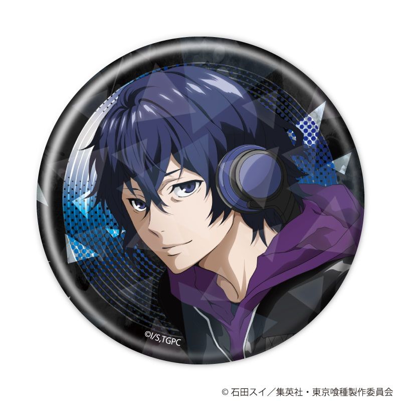 ホログラム缶バッジ(57mm)「東京喰種」03/ブラインド(6種)(描き下ろしイラスト)