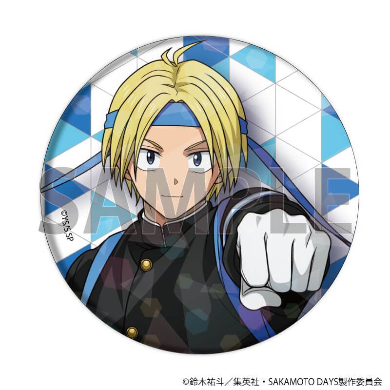 ホログラム缶バッジ(57mm)「SAKAMOTO DAYS」23/応援団ver. コンプリートBOX(全6種)(描き下ろしイラスト)