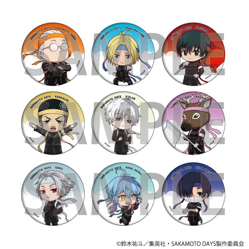 サカモトデイズ 神々廻 タワレコカフェ ミニキャラSD 缶バッジ