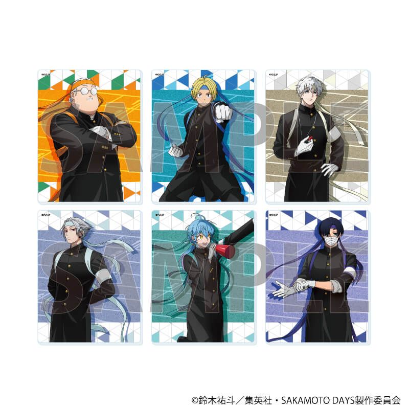 アクリルカード「SAKAMOTO DAYS」12/応援団ver. ブラインド(6種)(描き下ろしイラスト)