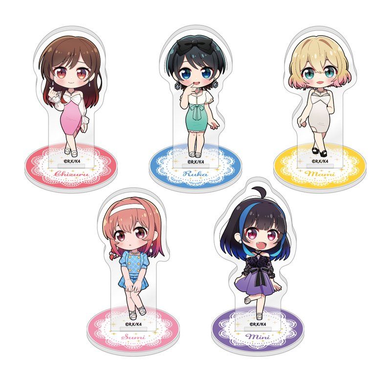 『彼女、お借りします』トレーディング アクリルスタンド　BOX8個入 一般予約彼女、お借りします トレーディングアクリルスタンド