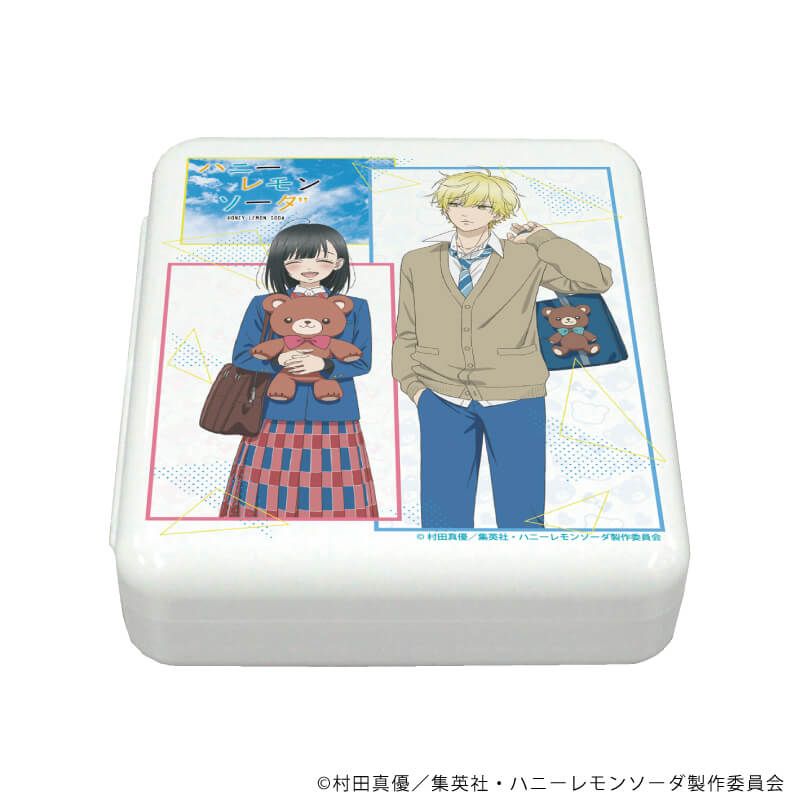 小物ケース「ハニーレモンソーダ」02/石森羽花＆三浦 界 ぬいぐるみver.(描き下ろしイラスト)