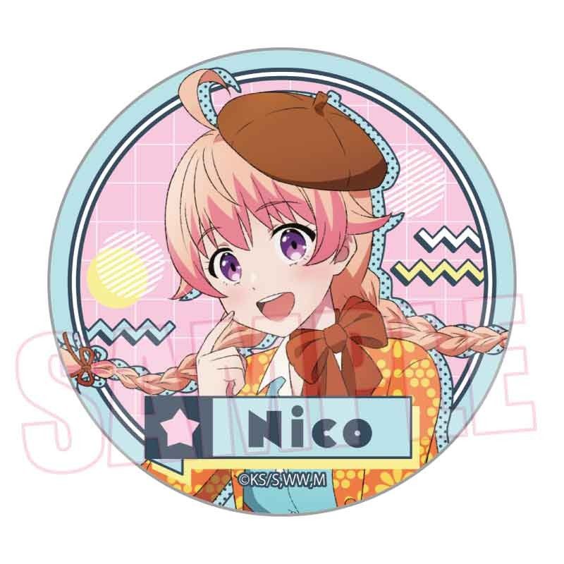 トレーディング缶バッジ ウィッチウォッチ レトロポップVer