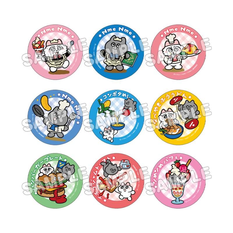 ンめねこ ビッグトレーディング缶バッジ