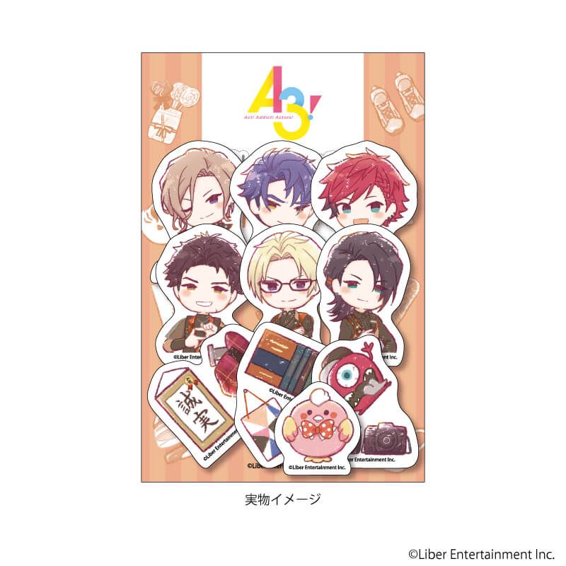 フレークシール(10種セット)『A3!』03/秋組(グラフアートイラスト)
