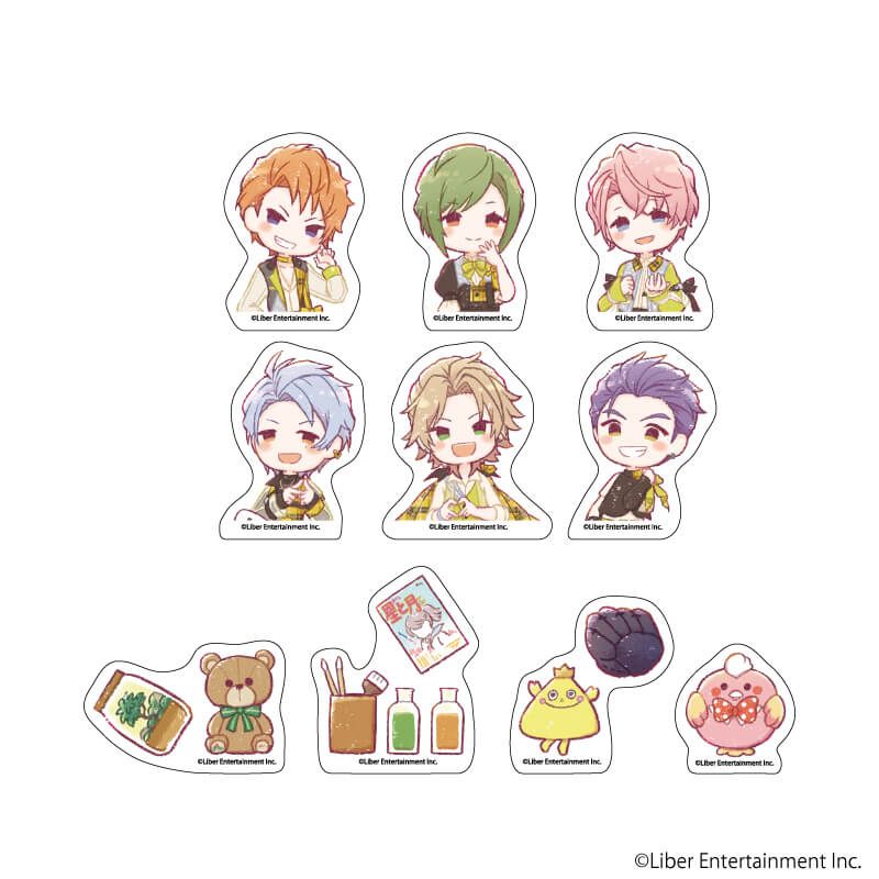 フレークシール(10種セット)『A3!』02/夏組(グラフアートイラスト)