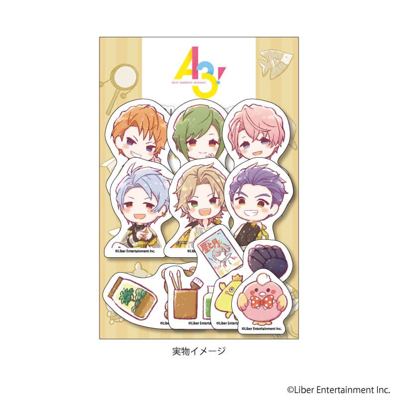 フレークシール(10種セット)『A3!』02/夏組(グラフアートイラスト)