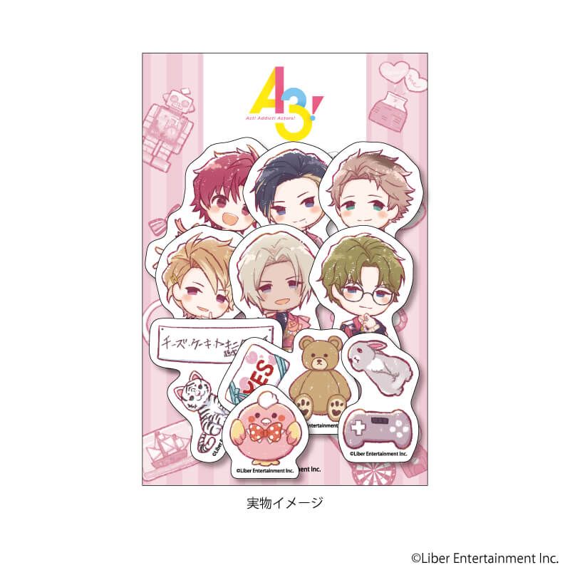 フレークシール(10種セット)『A3!』01/春組(グラフアートイラスト)