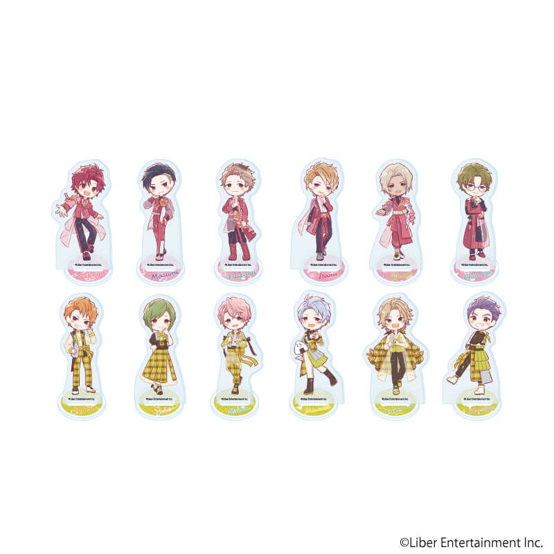 アクリルぷちスタンド『A3!』03/春組&夏組 ブラインド(12種)(グラフアートイラスト)