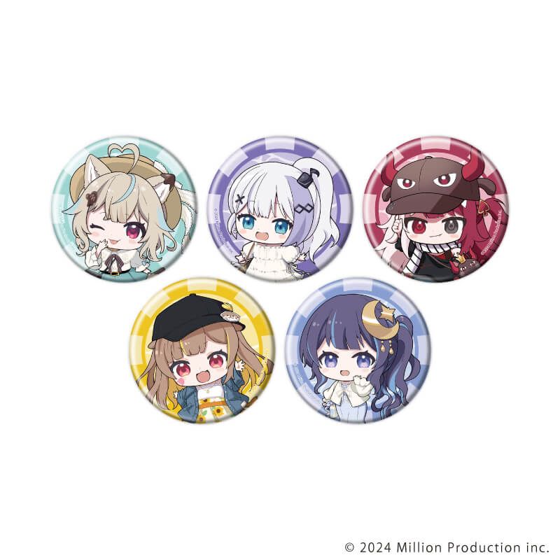 缶バッジ「Million Production」04/夏デートver. コンプリート