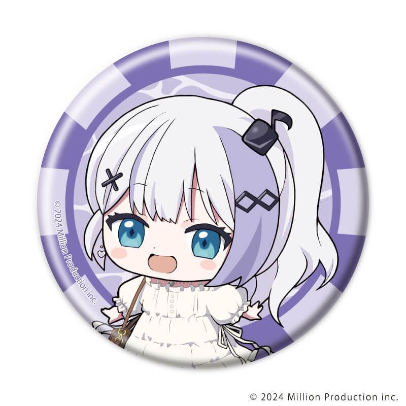 缶バッジ「Million Production」04/夏デートver. ブラインド(5種) (ミニキャライラスト)