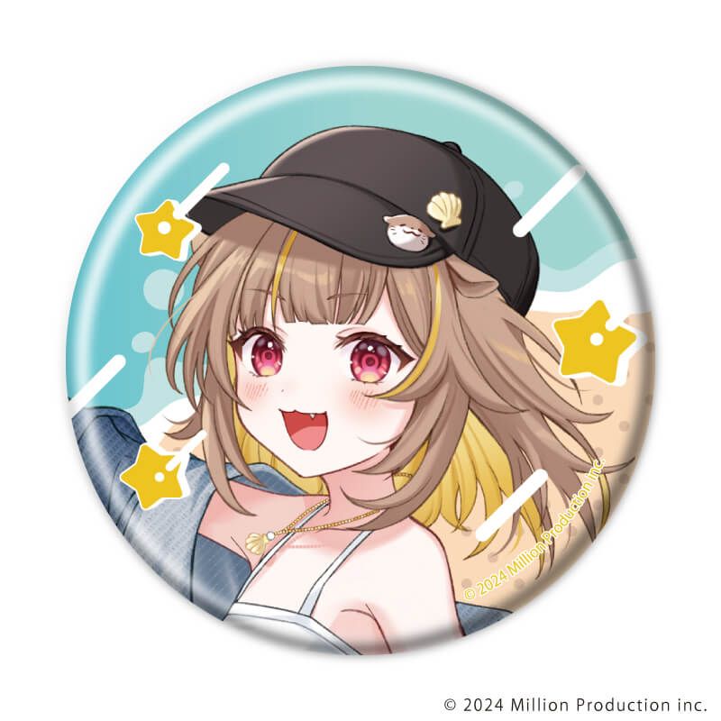 缶バッジ「Million Production」03/夏デートver. ブラインド(5種) (描き起こしイラスト)