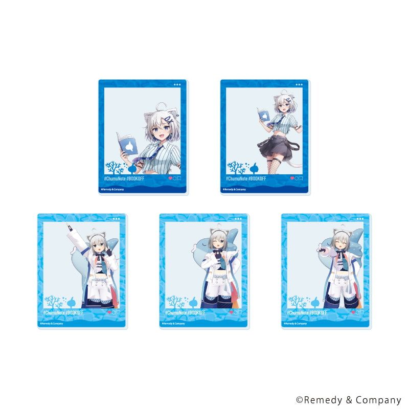 アクリルカード「ChumuNote」01/ブラインド(5種)(公式&描き起こしイラスト)