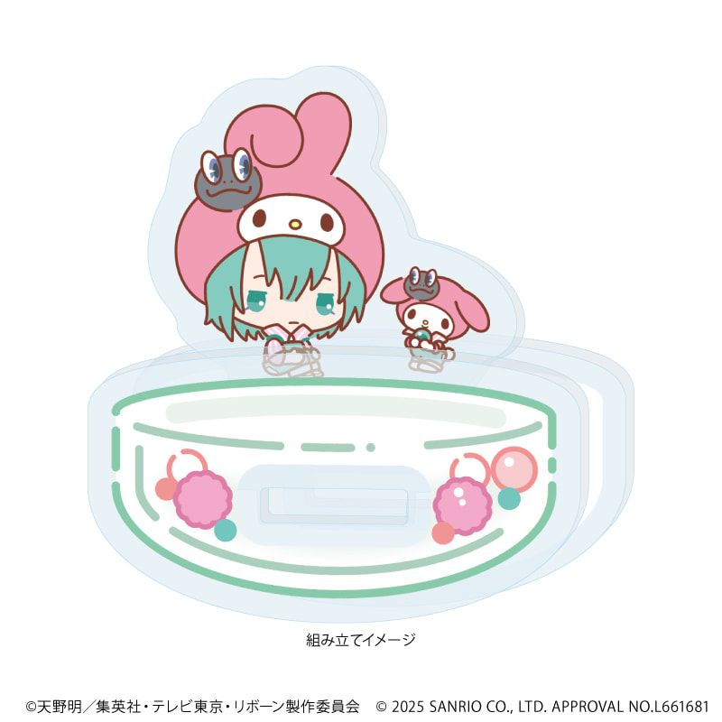 ゆらゆらアクリルスタンド「家庭教師ヒットマンREBORN!×SANRIO CHARACTERS」11/フラン×マイメロディ(コラボイラスト)