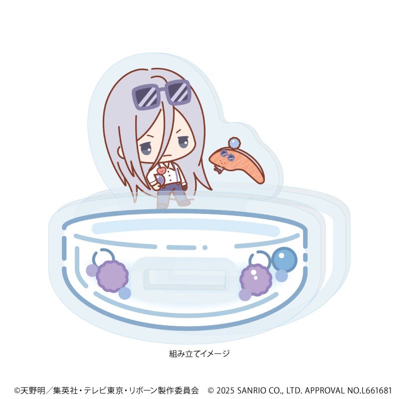 ゆらゆらアクリルスタンド「家庭教師ヒットマンREBORN!×SANRIO CHARACTERS」09/スクアーロ×KIRIMIちゃん.(コラボイラスト)