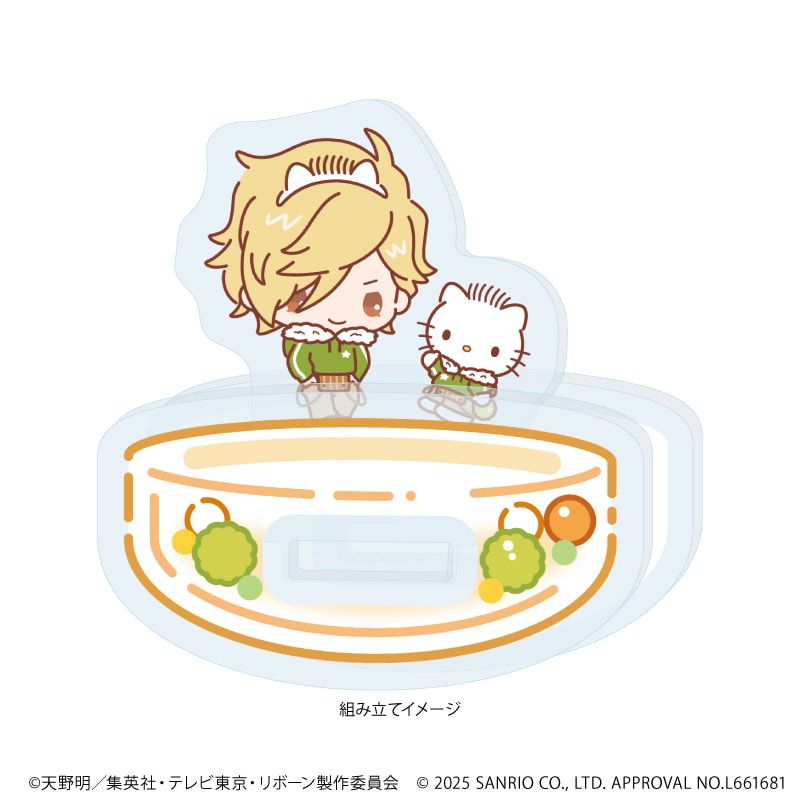 ゆらゆらアクリルスタンド「家庭教師ヒットマンREBORN!×SANRIO CHARACTERS」07/ディーノ×ディアダニエル(コラボイラスト)