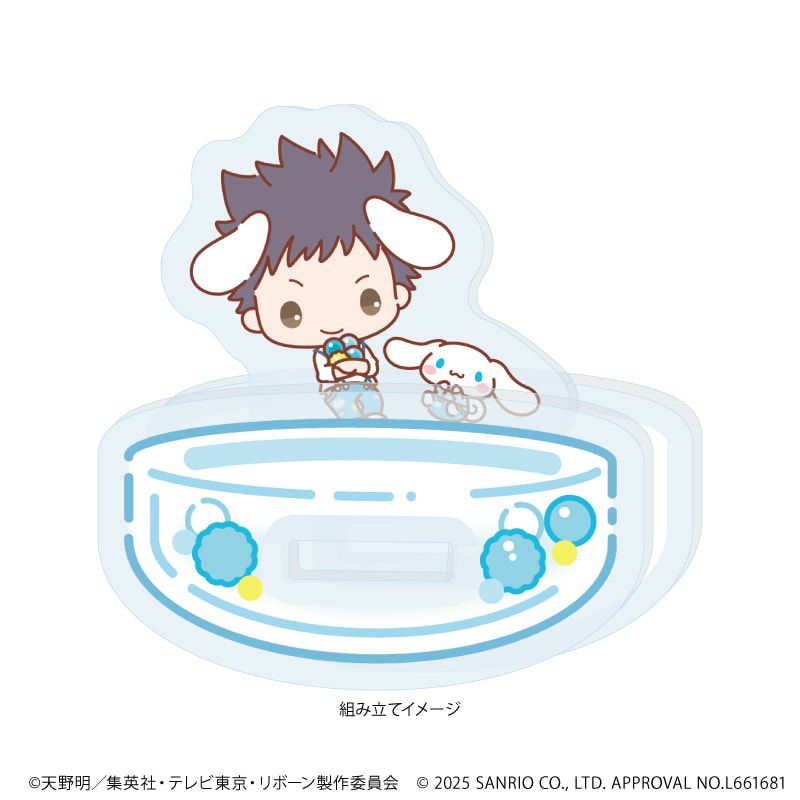 ゆらゆらアクリルスタンド「家庭教師ヒットマンREBORN!×SANRIO CHARACTERS」04/山本武×シナモロール(コラボイラスト)