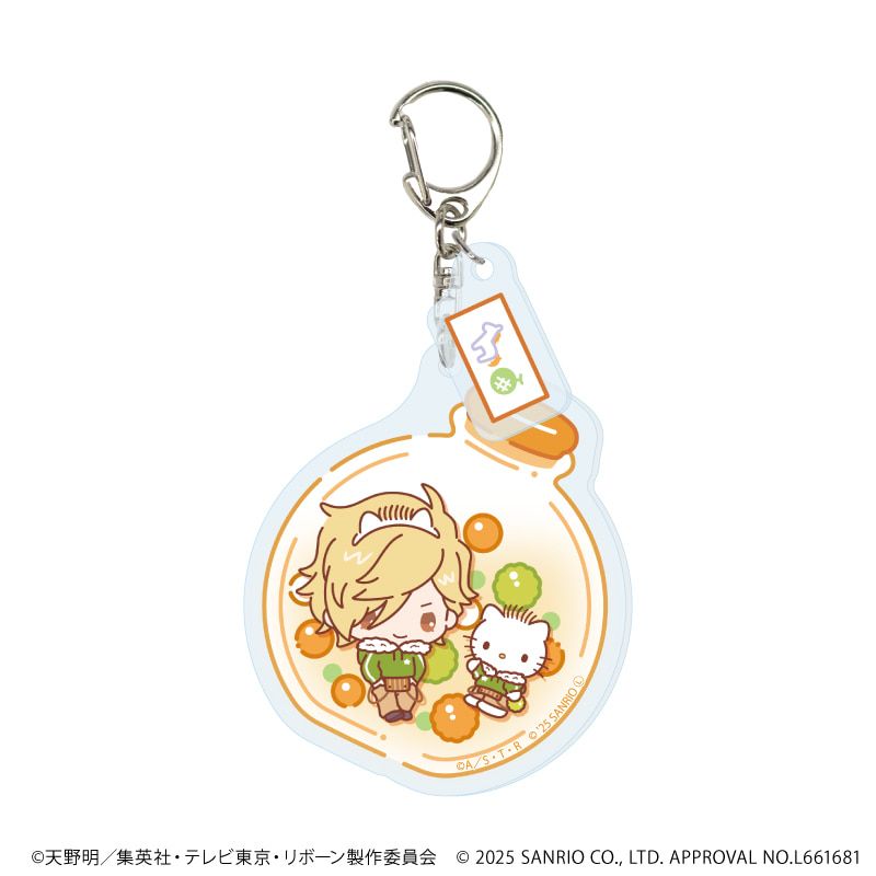 パーツ付きアクリルキーホルダー「家庭教師ヒットマンREBORN!×SANRIO CHARACTERS」01/コンプリートセット(全11種)(コラボイラスト)