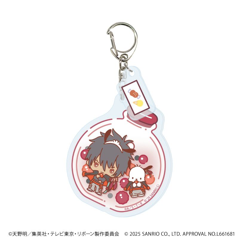 パーツ付きアクリルキーホルダー「家庭教師ヒットマンREBORN!×SANRIO CHARACTERS」01/コンプリートセット(全11種)(コラボイラスト)