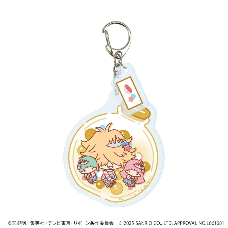 パーツ付きアクリルキーホルダー「家庭教師ヒットマンREBORN!×SANRIO CHARACTERS」01/ブラインド(11種)(コラボイラスト)