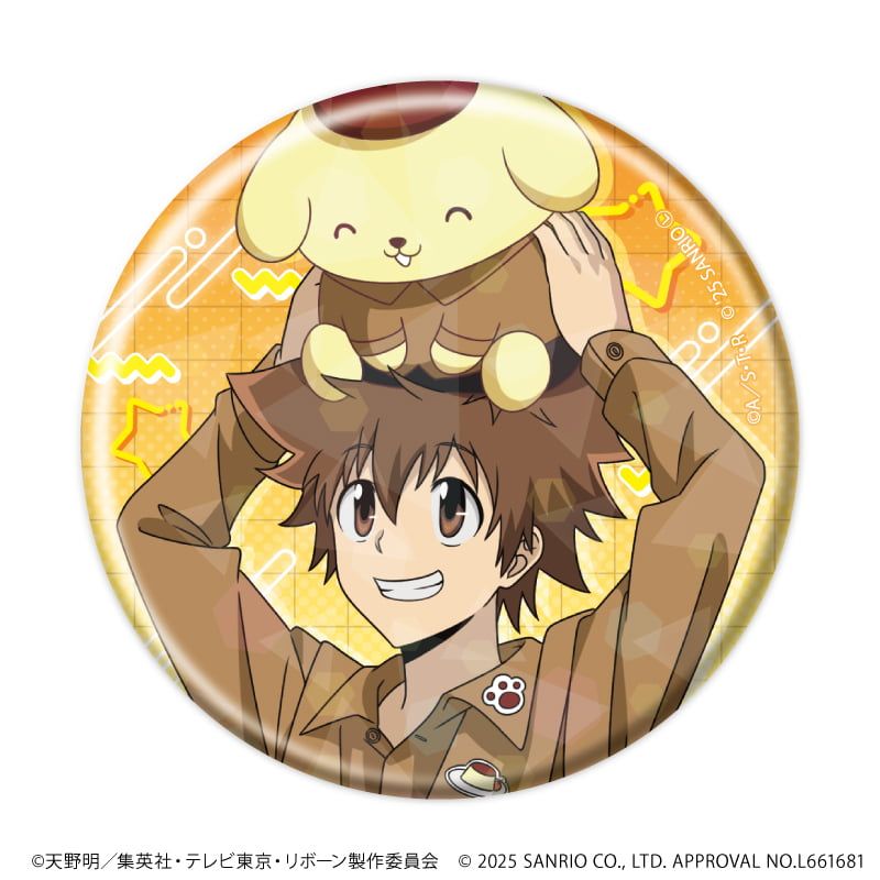 ホログラム缶バッジ(57mm)「家庭教師ヒットマンREBORN!×SANRIO CHARACTERS」01/ブラインド(11種)(コラボイラスト)