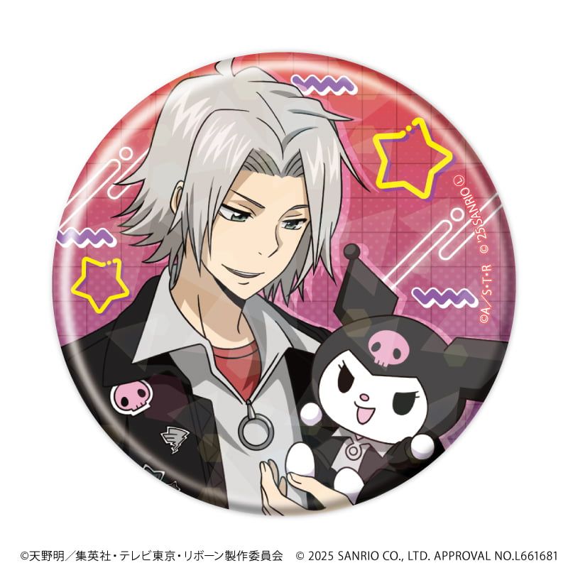 ホログラム缶バッジ(57mm)「家庭教師ヒットマンREBORN!×SANRIO CHARACTERS」01/ブラインド(11種)(コラボイラスト)