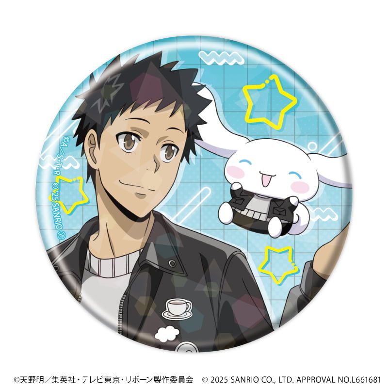 ホログラム缶バッジ(57mm)「家庭教師ヒットマンREBORN!×SANRIO CHARACTERS」01/ブラインド(11種)(コラボイラスト)