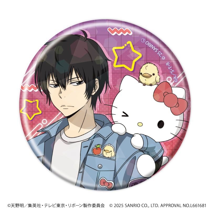 ホログラム缶バッジ(57mm)「家庭教師ヒットマンREBORN!×SANRIO CHARACTERS」01/ブラインド(11種)(コラボイラスト)