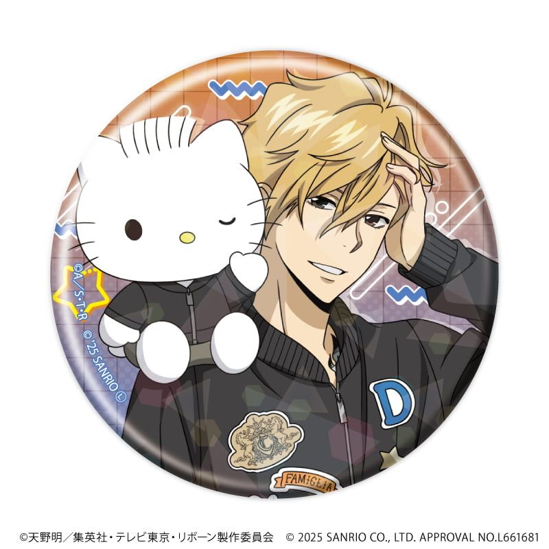 ホログラム缶バッジ(57mm)「家庭教師ヒットマンREBORN!×SANRIO CHARACTERS」01/ブラインド(11種)(コラボイラスト)