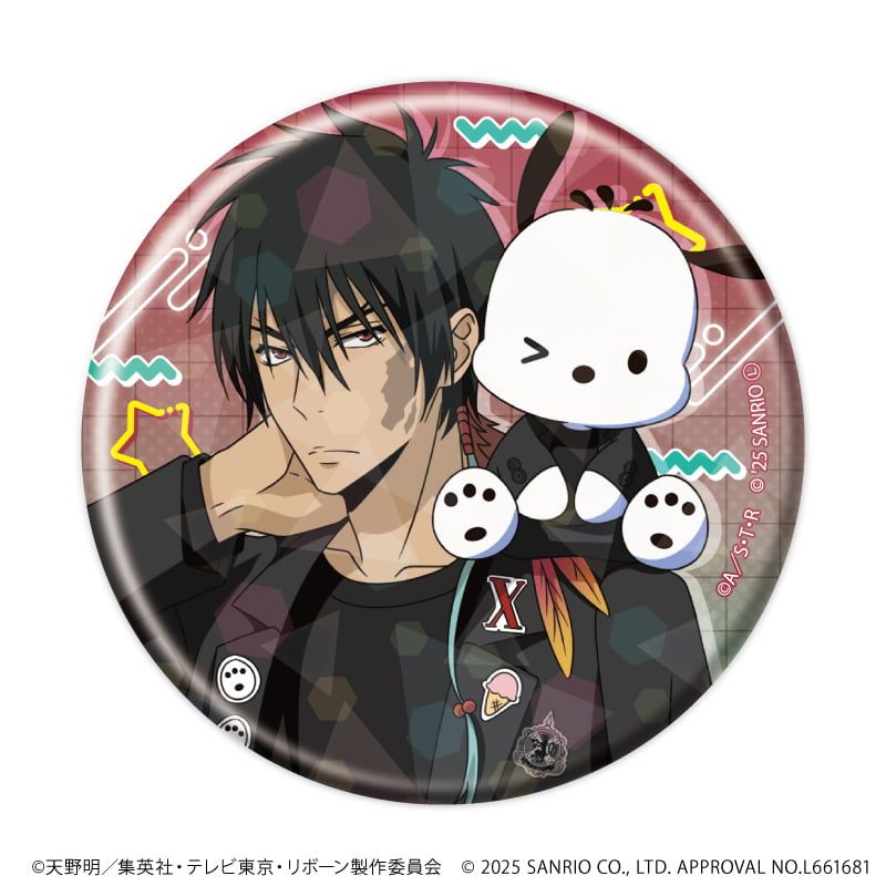 ホログラム缶バッジ(57mm)「家庭教師ヒットマンREBORN!×SANRIO CHARACTERS」01/ブラインド(11種)(コラボイラスト)