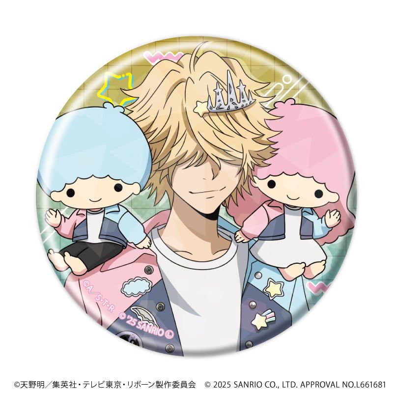 ホログラム缶バッジ(57mm)「家庭教師ヒットマンREBORN!×SANRIO CHARACTERS」01/ブラインド(11種)(コラボイラスト)