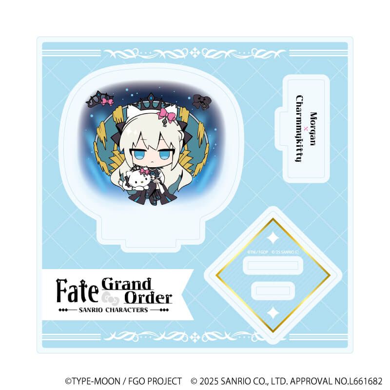 アクリルスタンドプレート「Fate/Grand Order×サンリオキャラクターズ」26/モルガン×チャーミーキティ(コラボイラスト)