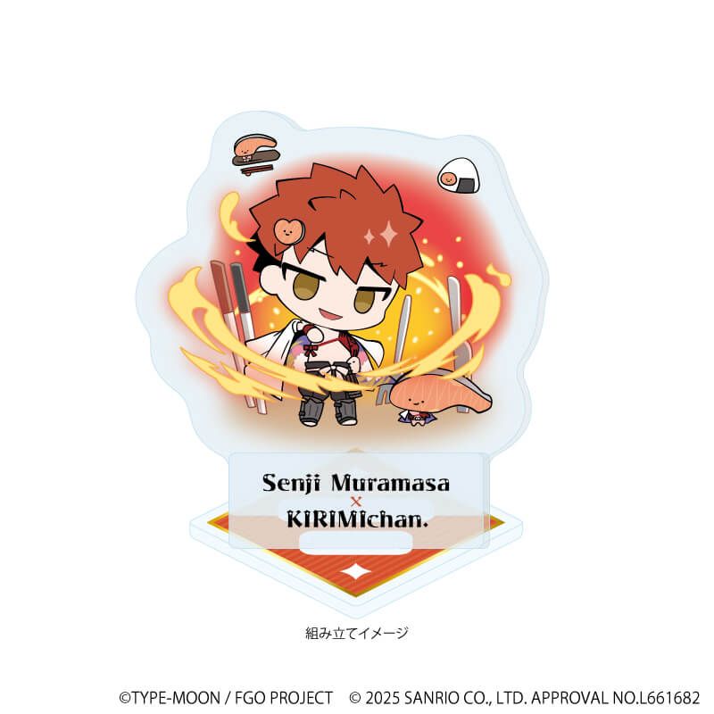 アクリルスタンドプレート「Fate/Grand Order×サンリオキャラクターズ」25/千子村正×KIRIMIちゃん.(コラボイラスト)