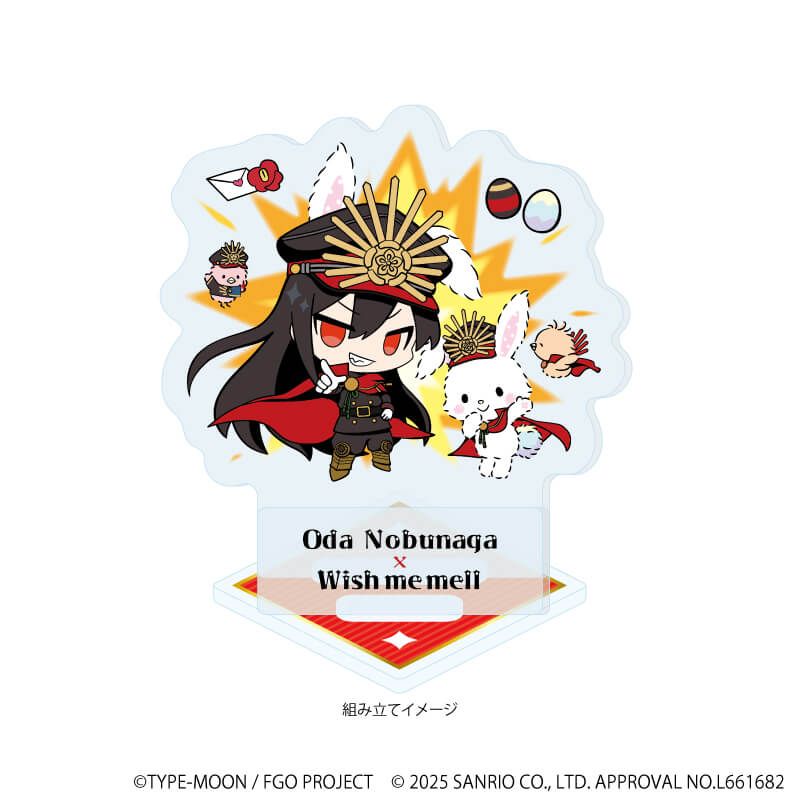 アクリルスタンドプレート「Fate/Grand Order×サンリオキャラクターズ」17/織田信長×ウィッシュミーメル(コラボイラスト)