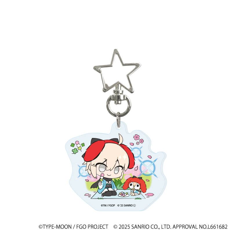 星型ナスカンアクリルキーホルダー「Fate/Grand Order×サンリオキャラクターズ」04/コンプリートセット(全7種)(コラボイラスト)