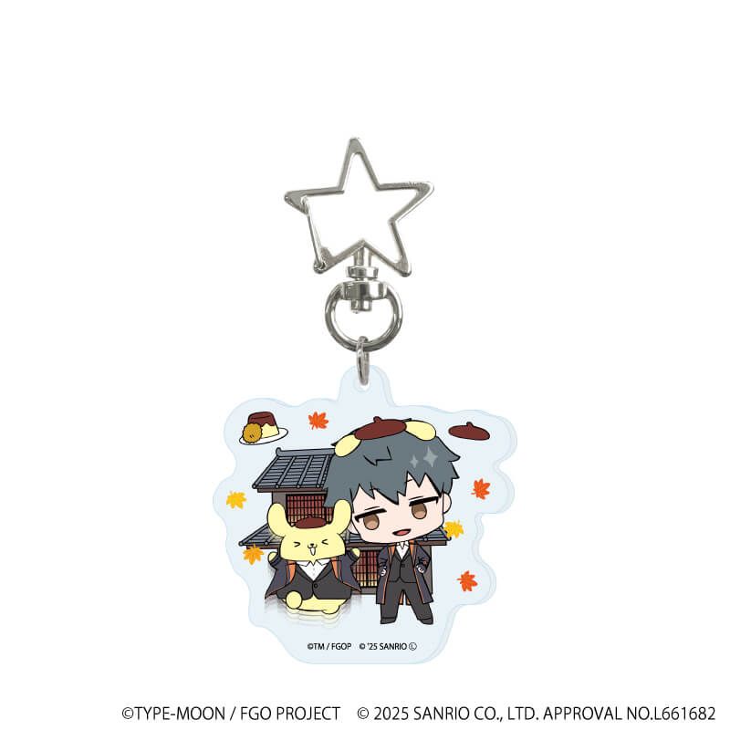 星型ナスカンアクリルキーホルダー「Fate/Grand Order×サンリオキャラクターズ」04/コンプリートセット(全7種)(コラボイラスト)