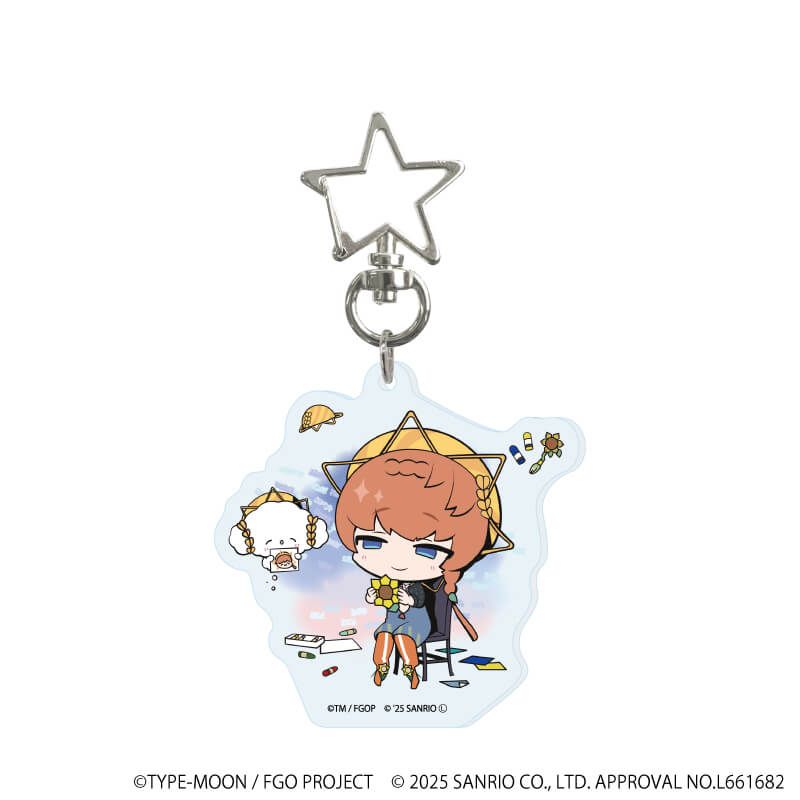 星型ナスカンアクリルキーホルダー「Fate/Grand Order×サンリオキャラクターズ」04/コンプリートセット(全7種)(コラボイラスト)