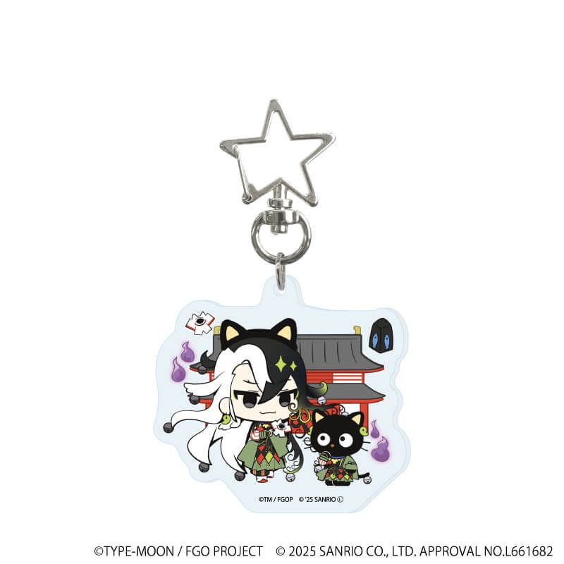 星型ナスカンアクリルキーホルダー「Fate/Grand Order×サンリオキャラクターズ」04/コンプリートセット(全7種)(コラボイラスト)