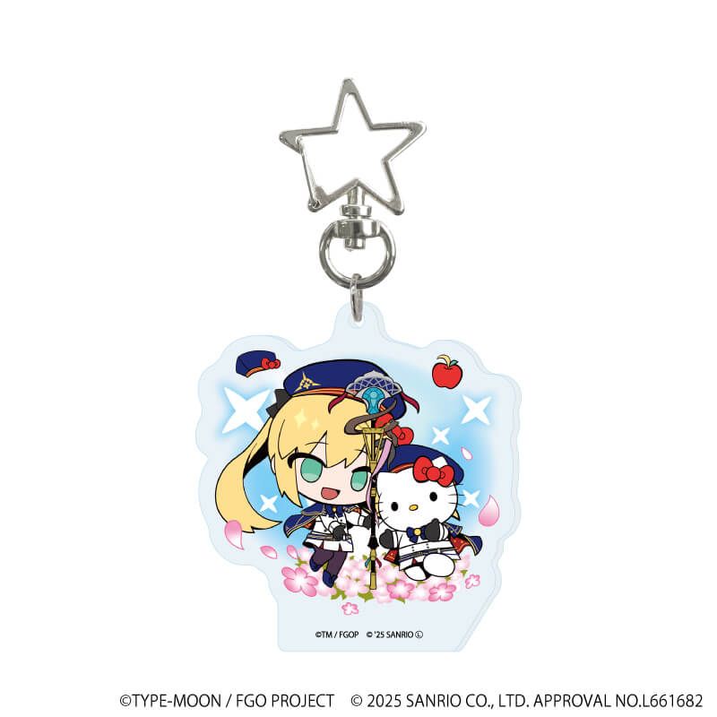 星型ナスカンアクリルキーホルダー「Fate/Grand Order×サンリオキャラクターズ」03/コンプリートセット(全8種)(コラボイラスト)