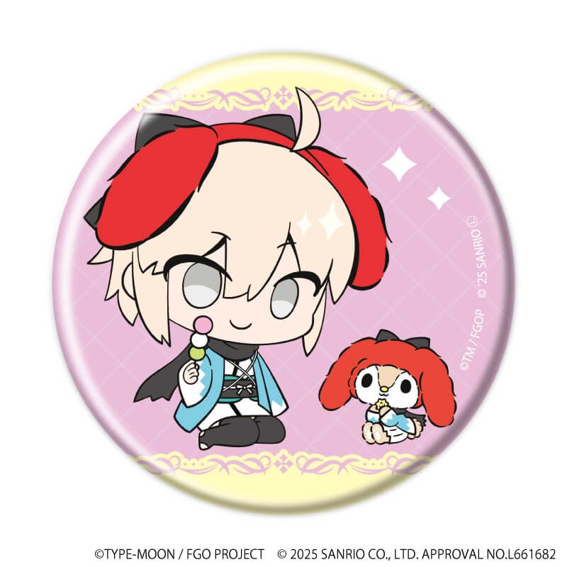 缶バッジ「Fate/Grand Order×サンリオキャラクターズ」04/ブラインド(7種)(コラボイラスト)