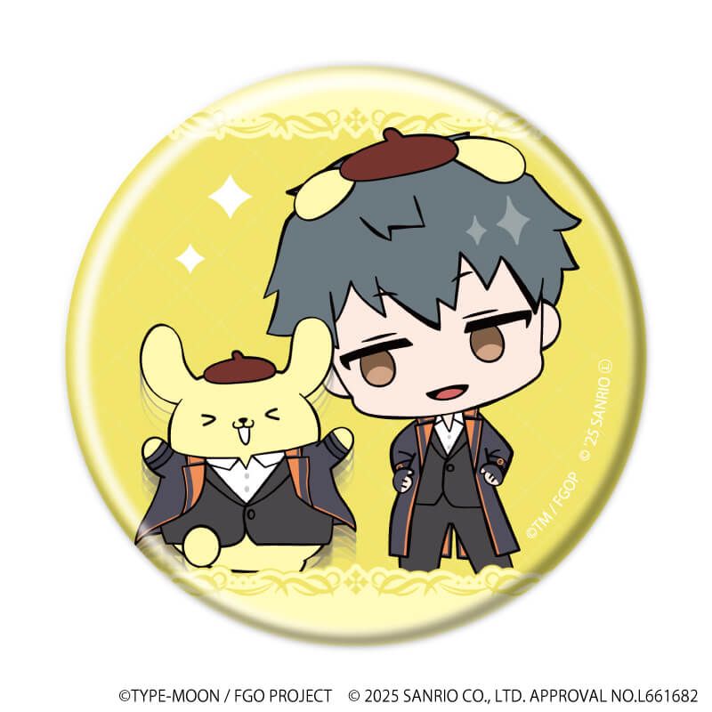 缶バッジ「Fate/Grand Order×サンリオキャラクターズ」04/ブラインド(7種)(コラボイラスト)