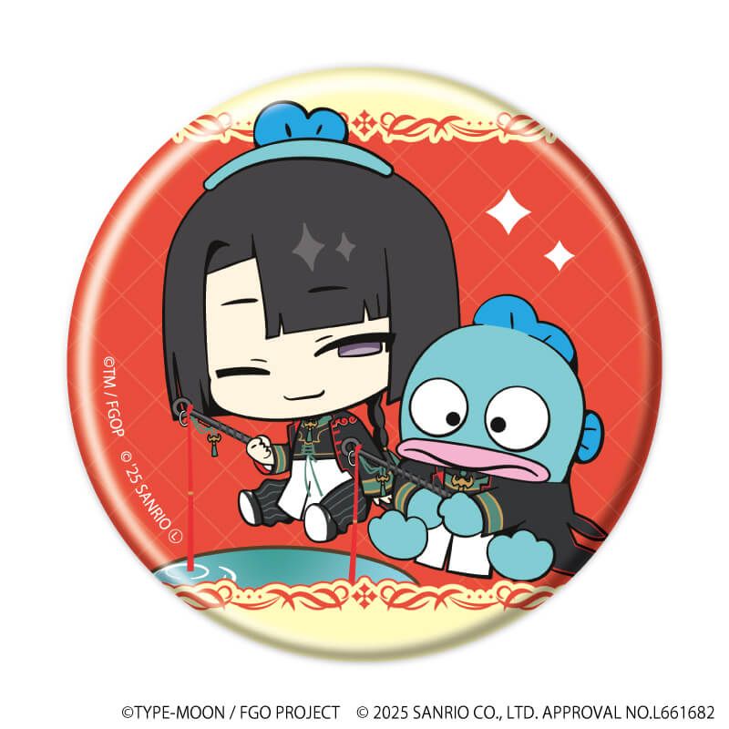 缶バッジ「Fate/Grand Order×サンリオキャラクターズ」04/ブラインド(7種)(コラボイラスト)